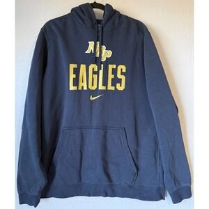 Nike Hoodie Men XL Blue NP Eagles Club Fleece Pullover Sweatshirt Sports